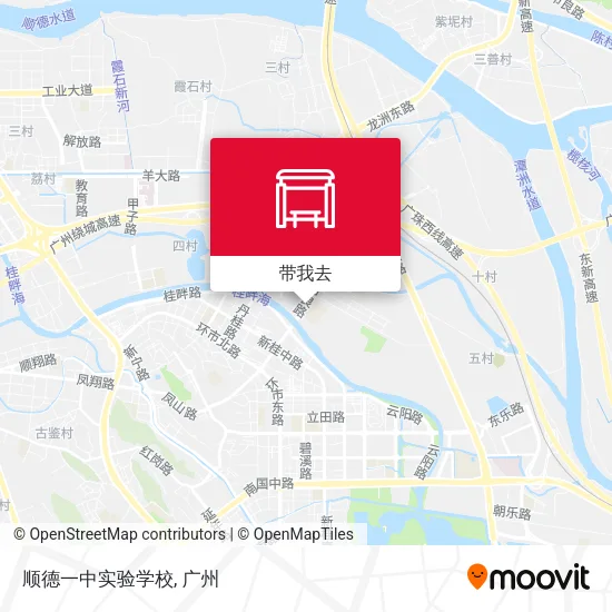 顺德一中实验学校地图