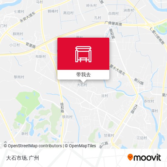 大石市场地图