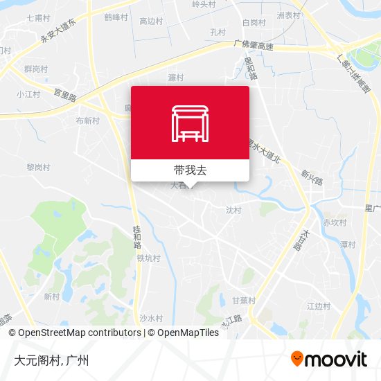 大元阁村地图