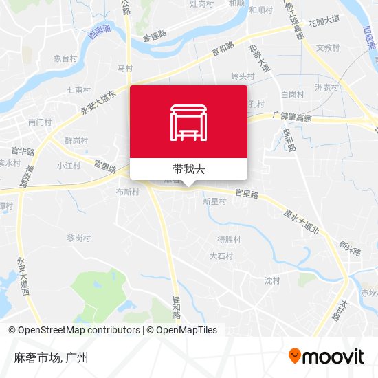 麻奢市场地图