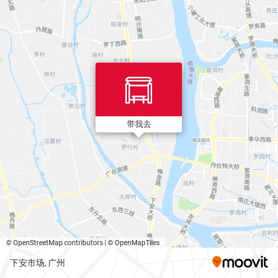 下安市场地图