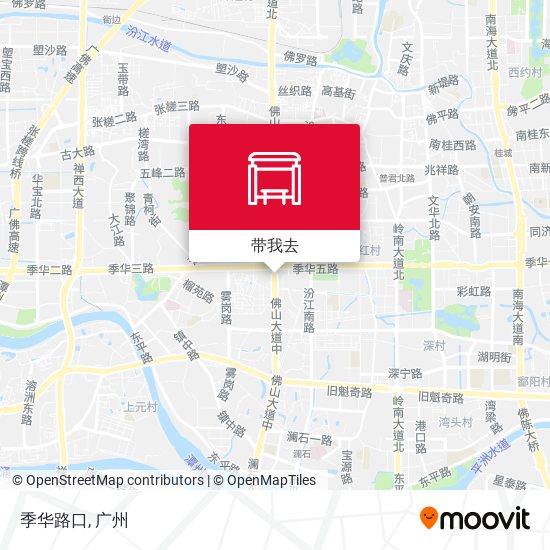 季华路口地图