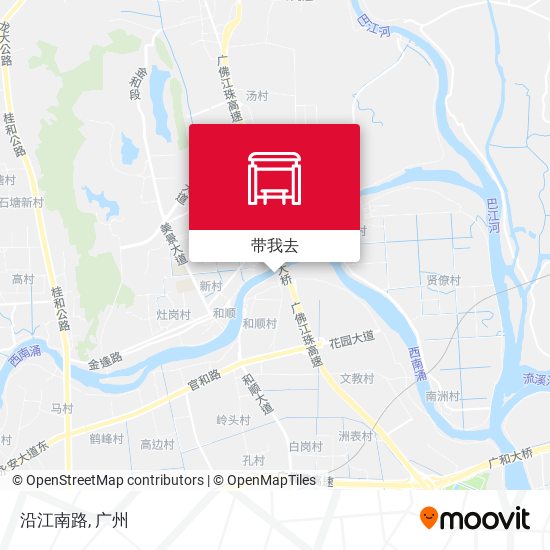 沿江南路地图