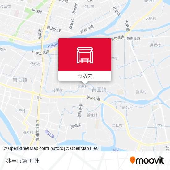 兆丰市场地图