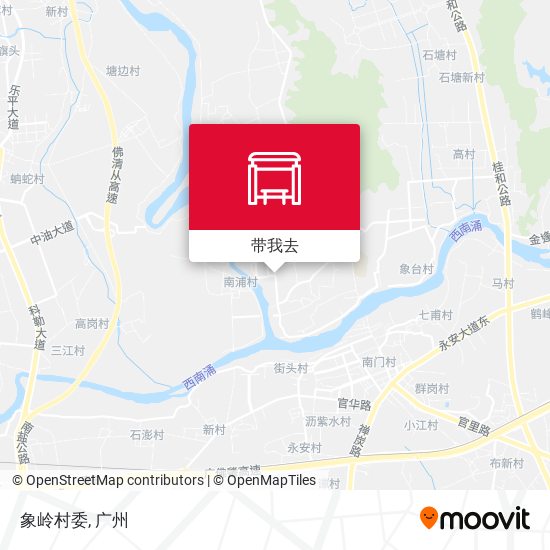 象岭村委地图