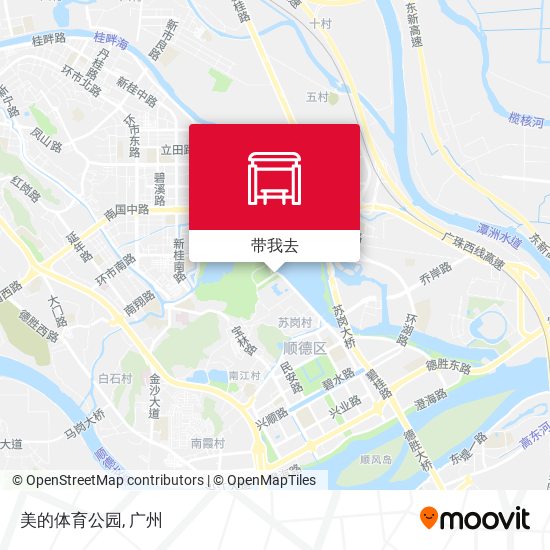 美的体育公园地图