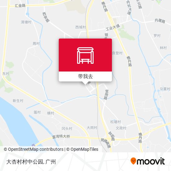大杏村村中公园地图