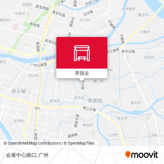 会展中心路口地图