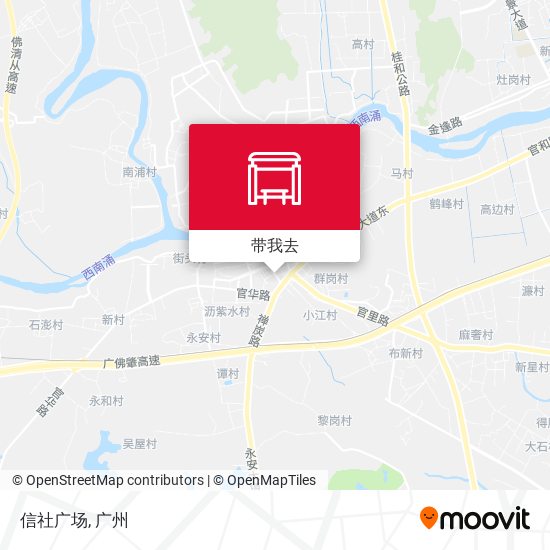 信社广场地图