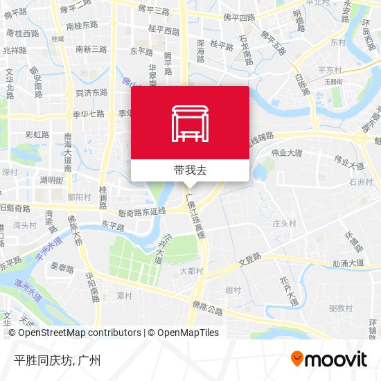 平胜同庆坊地图
