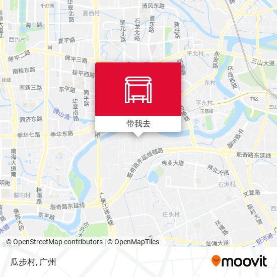瓜步村地图