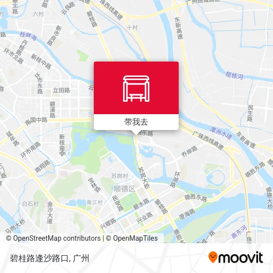 碧桂路逢沙路口地图