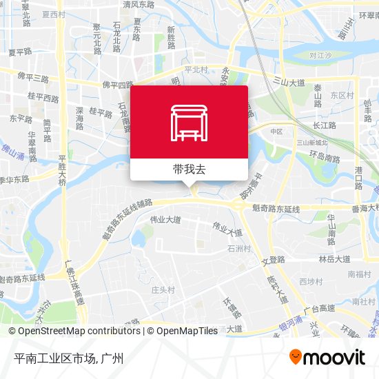 平南工业区市场地图