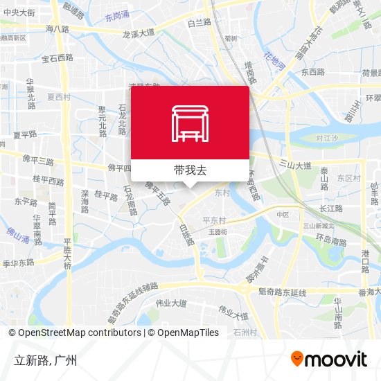 立新路地图