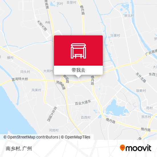 南乡村地图