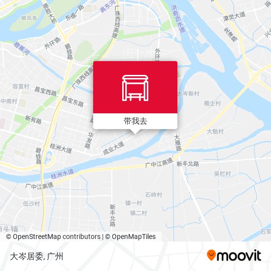 大岑居委地图