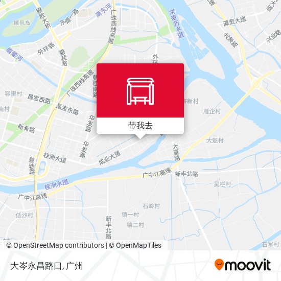 大岑永昌路口地图