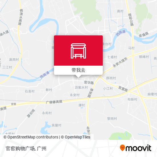 官窑购物广场地图
