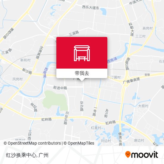 红沙换乘中心地图
