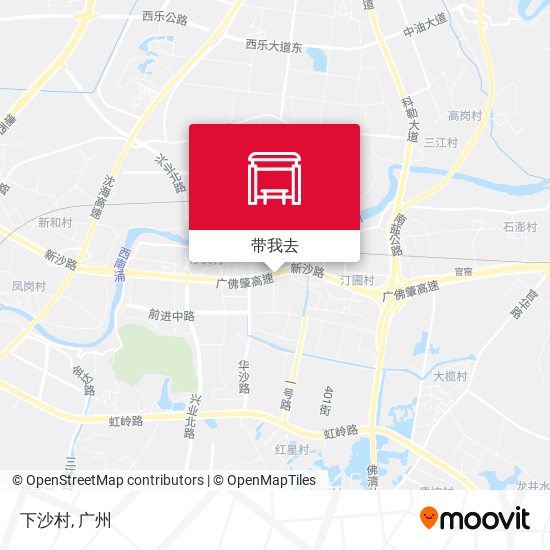 下沙村地图