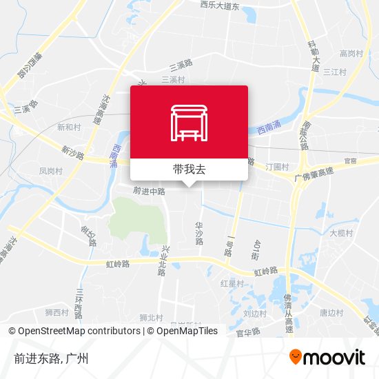 前进东路地图