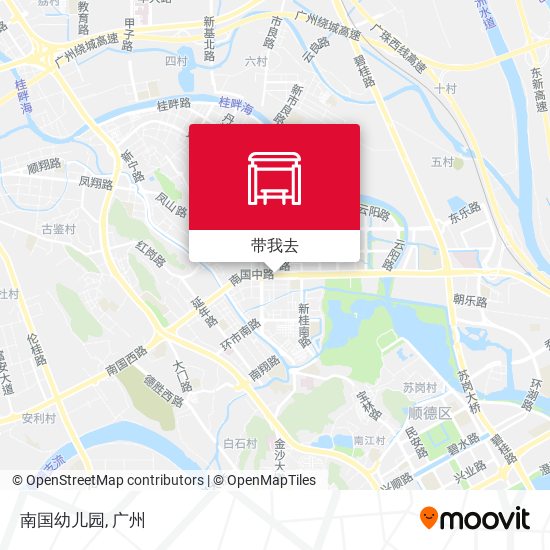 南国幼儿园地图