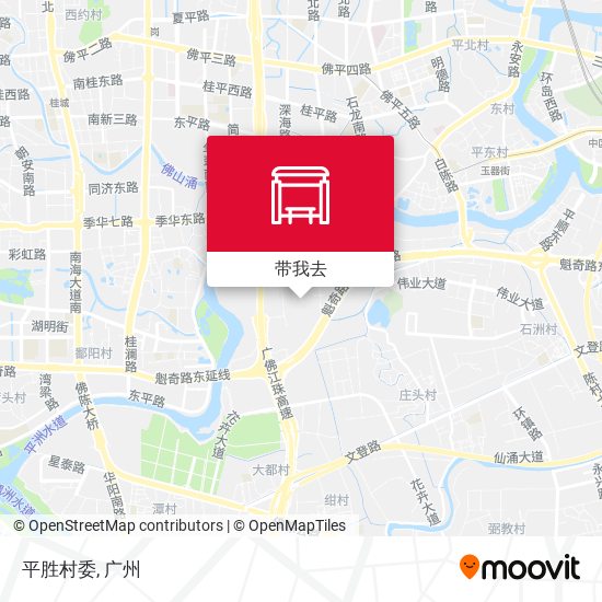 平胜村委地图