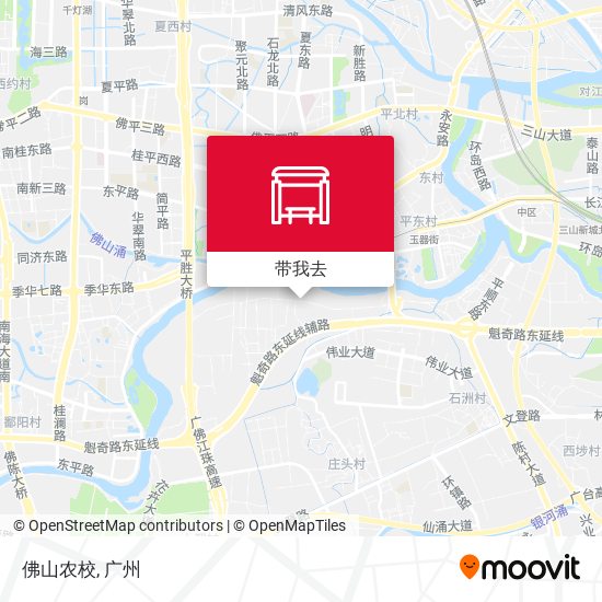 佛山农校地图