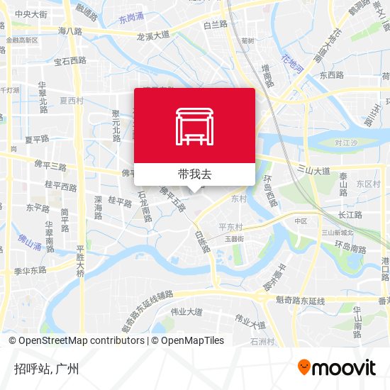 招呼站地图