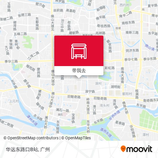 华远东路口B站地图