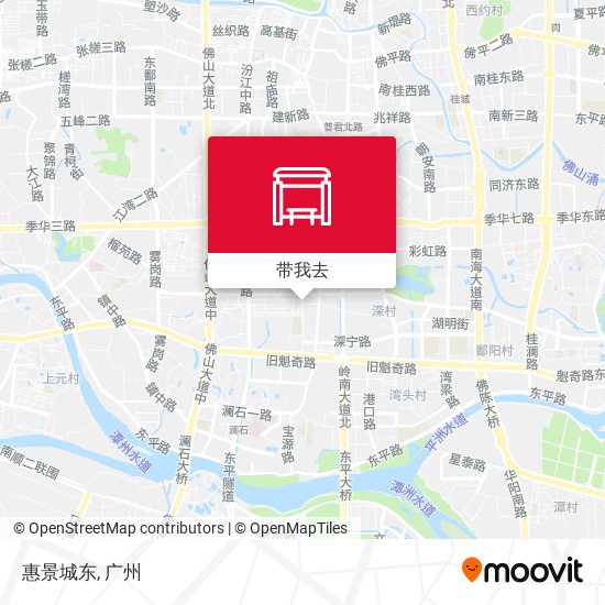 惠景城东地图