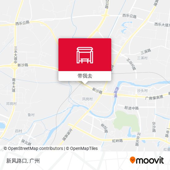 新凤路口地图