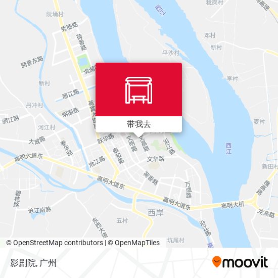 影剧院地图