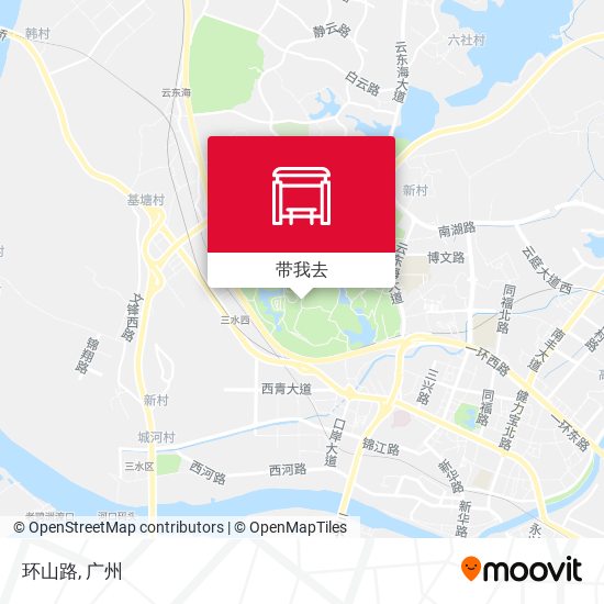 环山路地图