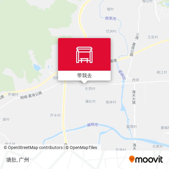 塘肚地图