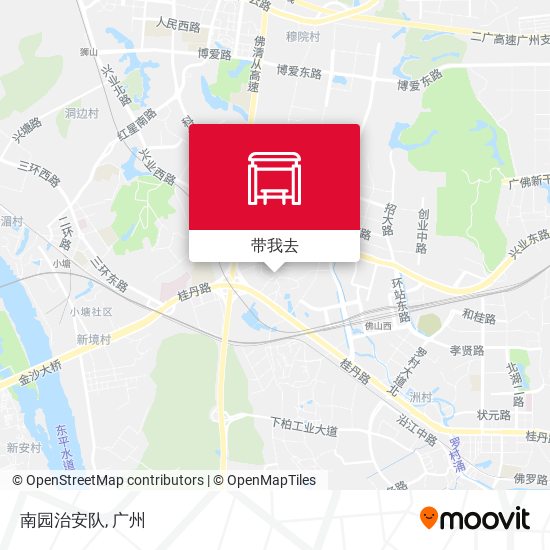 南园治安队地图