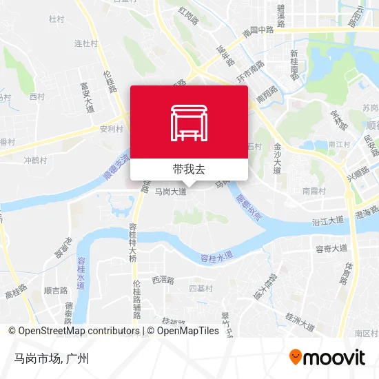 马岗市场地图
