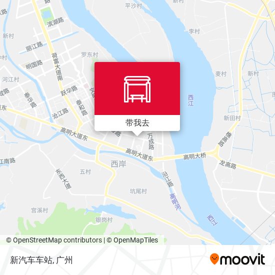 新汽车车站地图