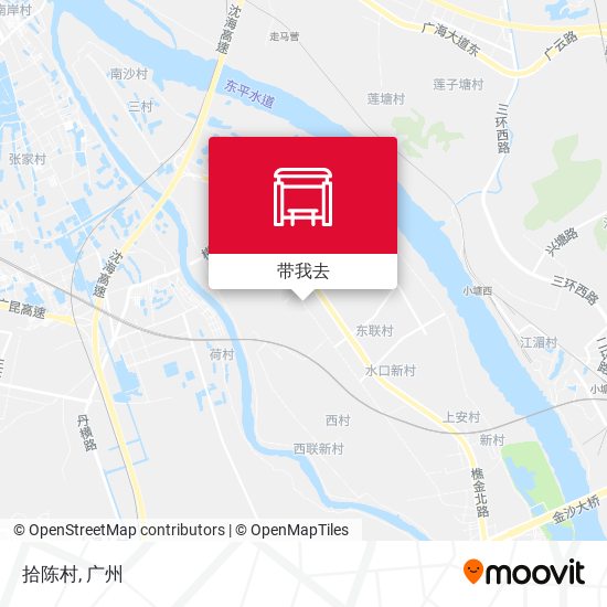 拾陈村地图
