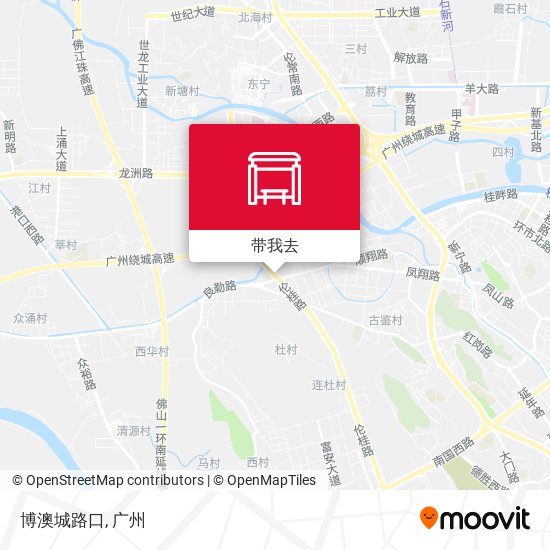 博澳城路口地图