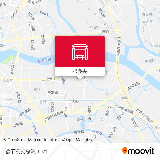 霞石公交总站地图