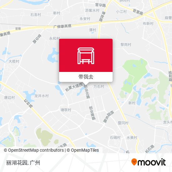 丽湖花园地图