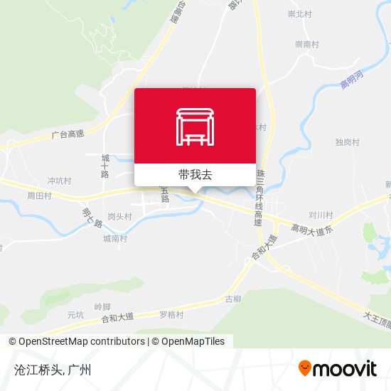 沧江桥头地图