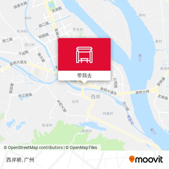 西岸桥地图