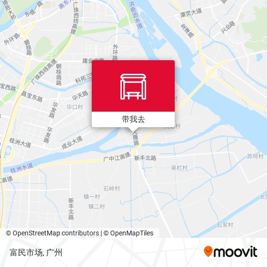 富民市场地图