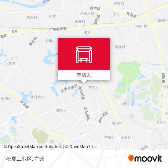松夏工业区地图