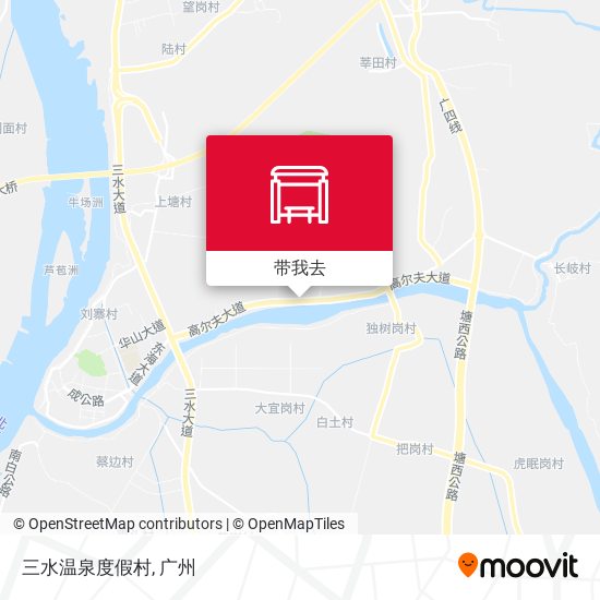 三水温泉度假村地图