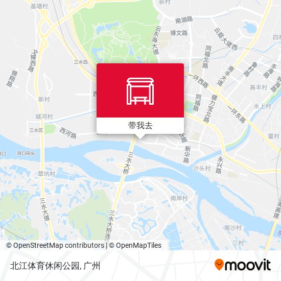 北江体育休闲公园地图