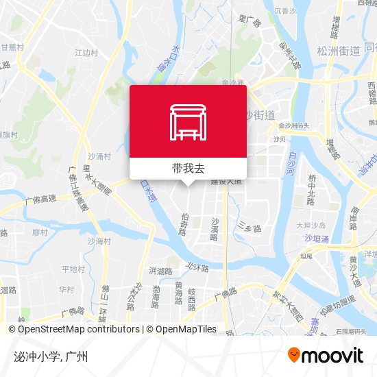 泌冲小学地图