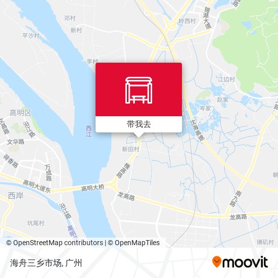 海舟三乡市场地图